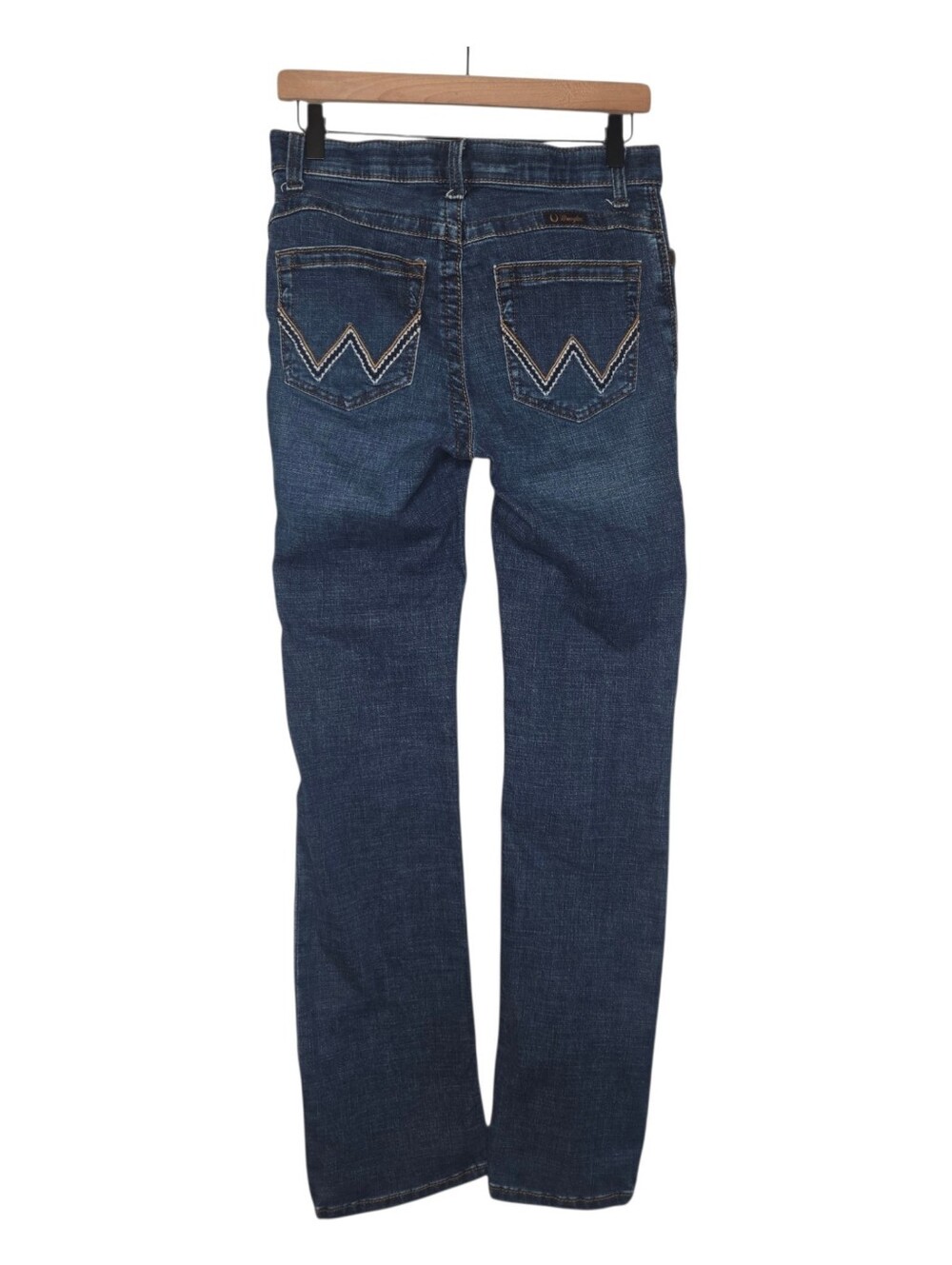 Wrangler Womens Dark Wash No Gap Willow Ultimate Riding Bootcut Jeans Size 7 - Picture 3 of 12